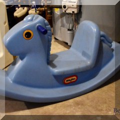 Y04. Little Tikes rocking horse.